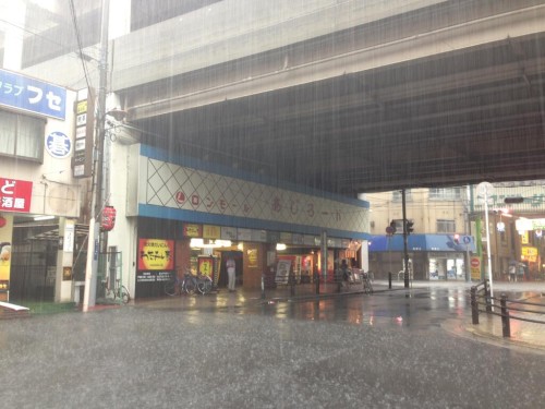 この日は東大阪全域で記録的な集中豪雨