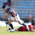 キックの精度はピカイチの野中。