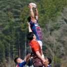 釜石戦ではジャンパーにもなった菅原。