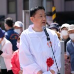 野田義和市長のあいさつ。
