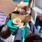 三四郎記者はリンゴも大好き。