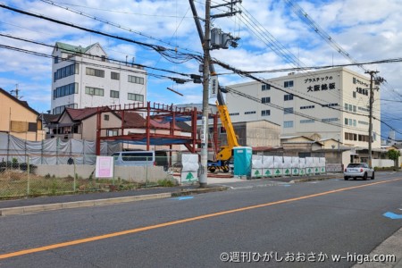 大阪銘板のすぐ北隣り。