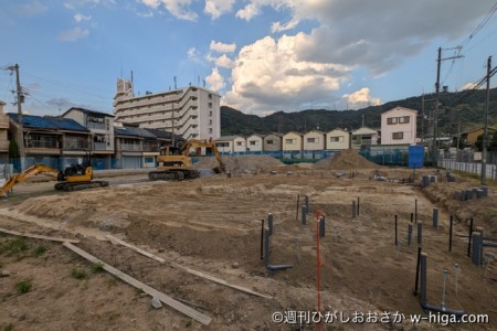 杭が立っていました。