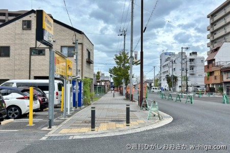 タイムズ付近から北。